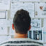 Person Looking at Pin Board
